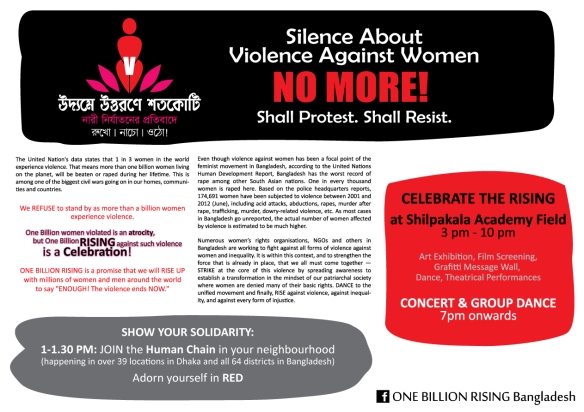 One Billion Rising Bangladesh